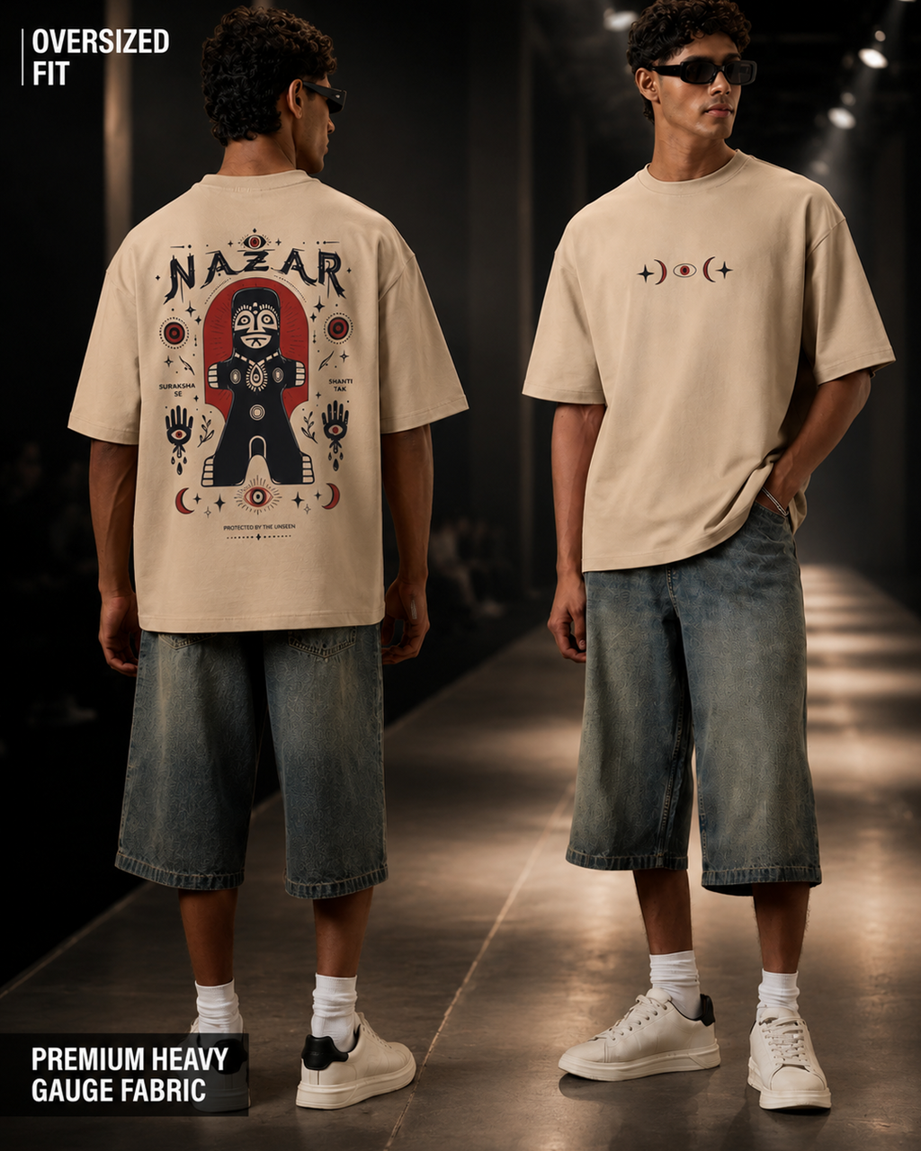 Nazar Oversized T-Shirt – Premium Graphic Streetwear Tee