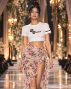 Bad Influence Fitted Crop Top – MERXZ
