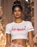 Cold Hearted Fitted Crop Top – MERXZ