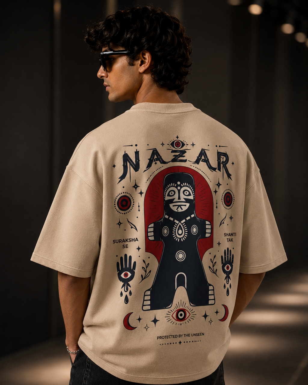 Nazar Oversized T-Shirt – Premium Graphic Streetwear Tee
