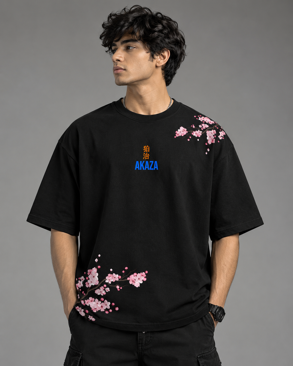 Hakuji — Akazax Koyuki Oversized T-Shirt | MERXZ
