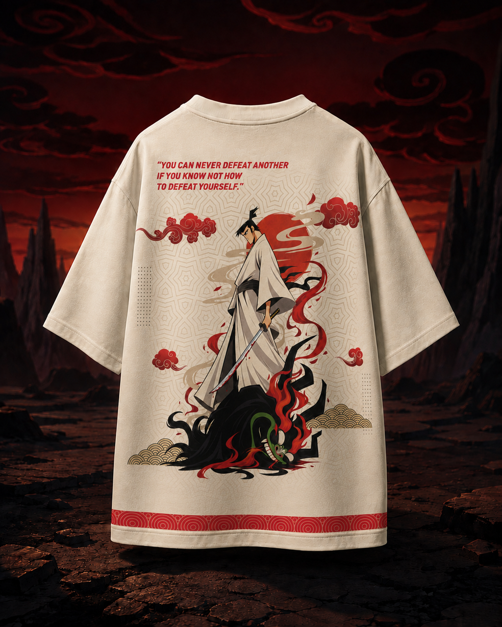 Samurai Jack Oversized T-Shirt – The Final Strike Tee